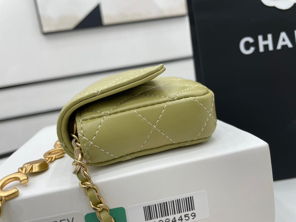 CHL Classic Distressed Green For Women, Women’s Bags 4.7in/12cm