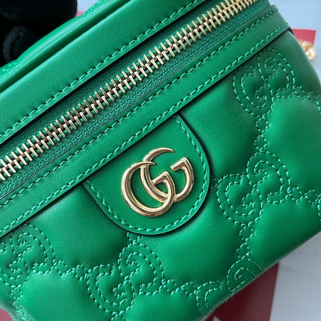 Glami Quilted Glami Mini Handbag Green For Women, Women’s Bags 6.3in/16cm Glami 723770 UM8IG 3219
