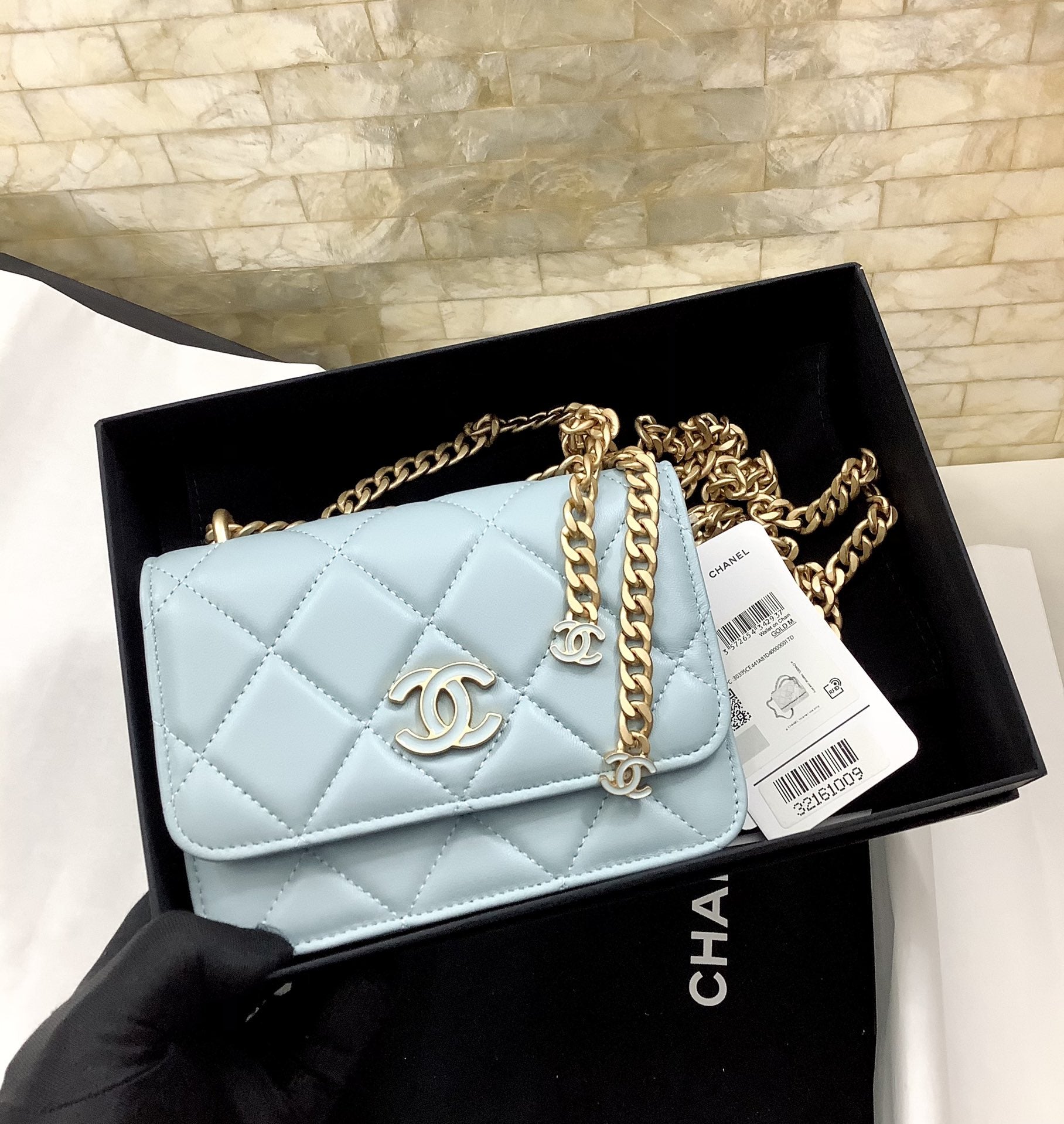 CHLSpring And Summer 22C Turquoise For Women Bags 6.1in/15.5cm