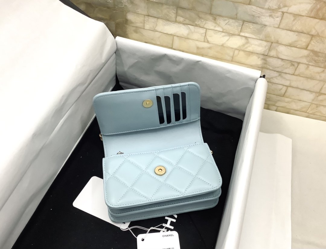 CHLSpring And Summer 22C Turquoise For Women, Women’s Bags 6.1in/15.5cm