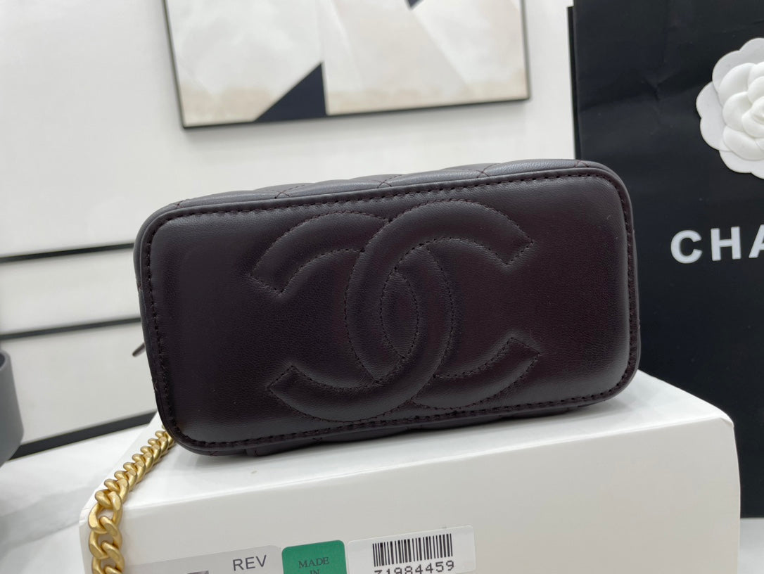 CHLSmall Vanity Case Purple For Women, Women’s Bags 5.9in/15cm