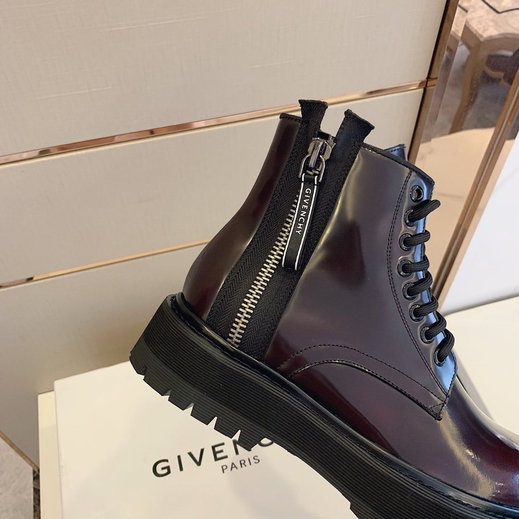 Givenchy Chunky LaGLAMI Up Ankle Boots Brown For Men GVC
