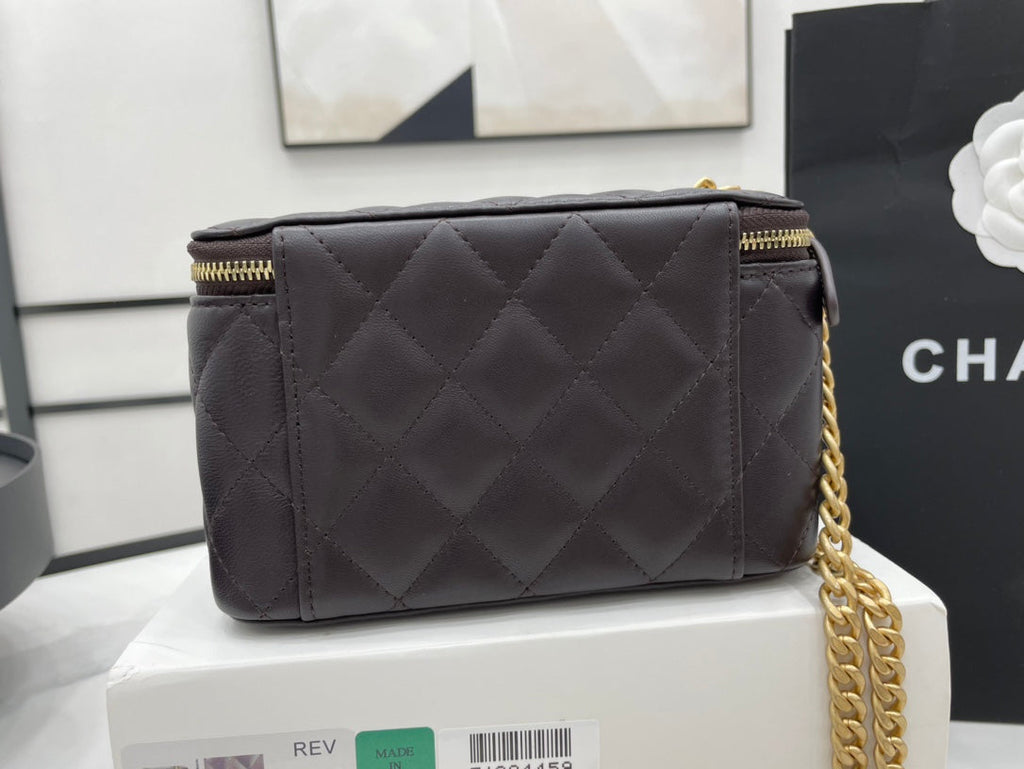 CHLSmall Vanity Case Purple For Women, Women’s Bags 5.9in/15cm