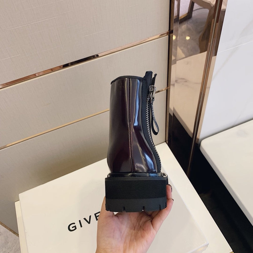 Givenchy Chunky LaGLAMI Up Ankle Boots Brown For Men GVC