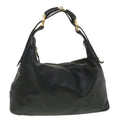 GUCCI Shoulder Bag Leather Black 115867 yb002