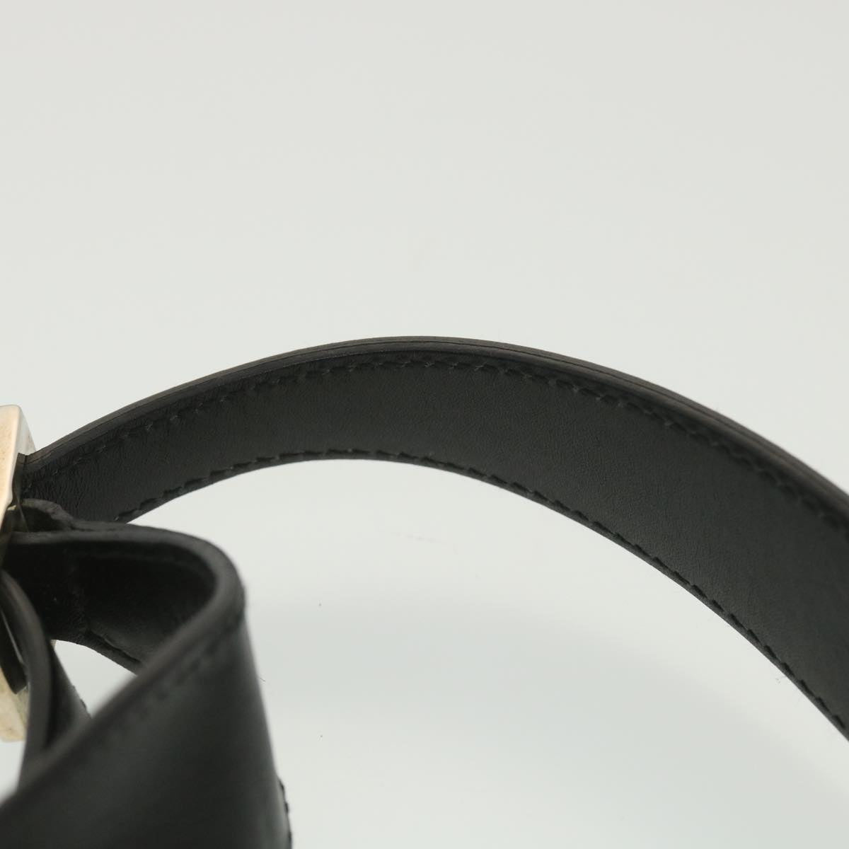 GUCCI GG Canvas Sherry Line Shoulder Bag Black Beige 001 4057 002058 yb019