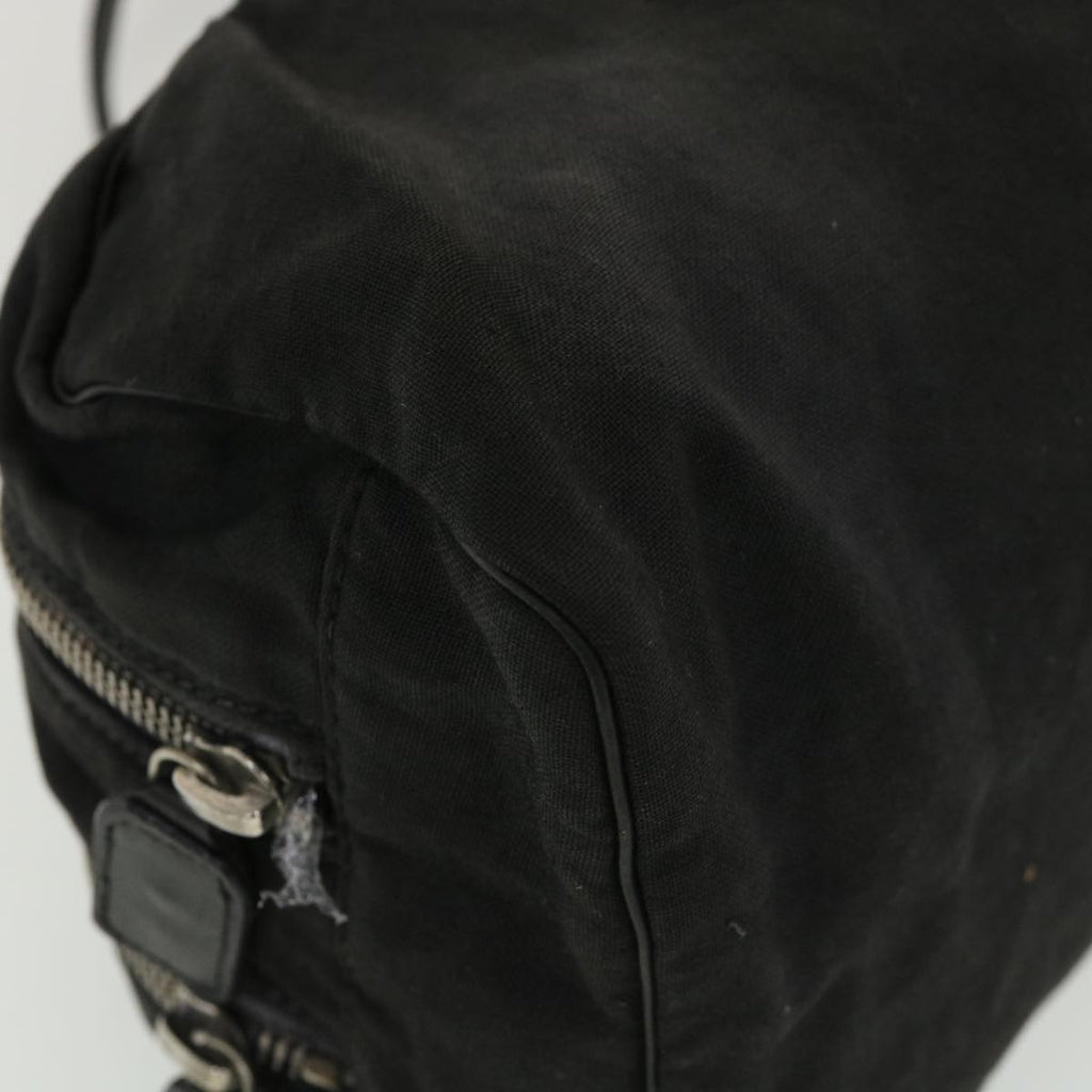 FENDI Hand Bag Canvas Black yb063