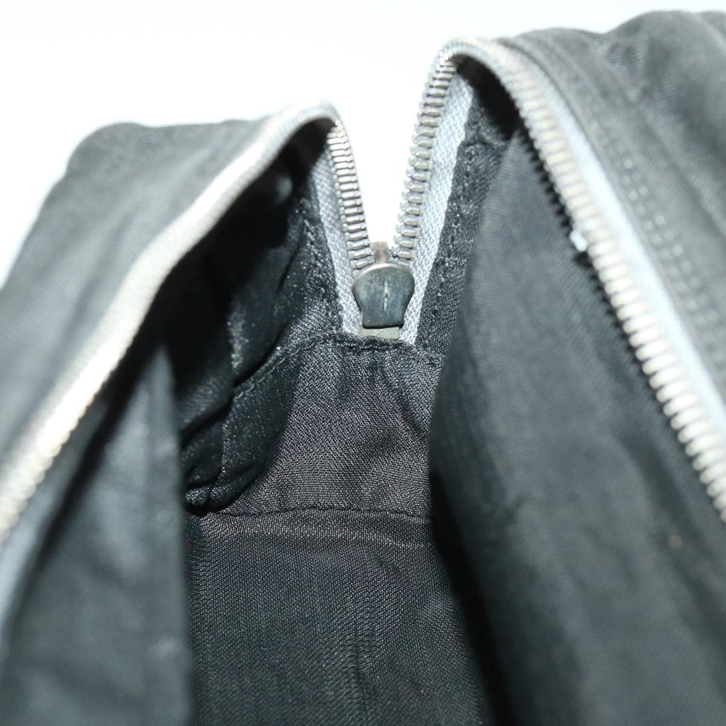 FENDI Hand Bag Canvas Black yb063