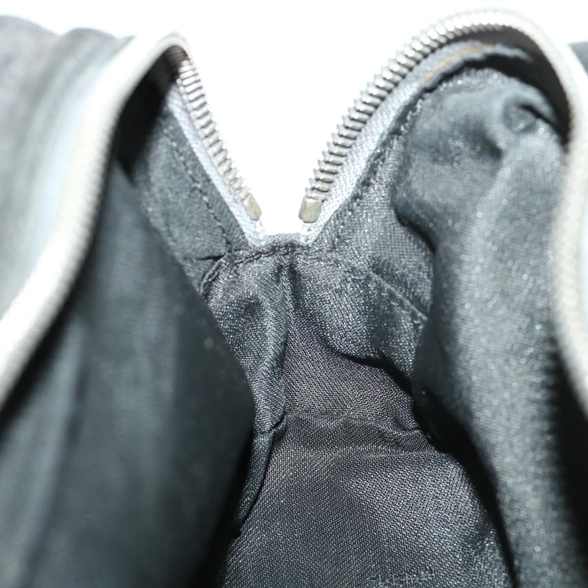 FENDI Hand Bag Canvas Black yb063