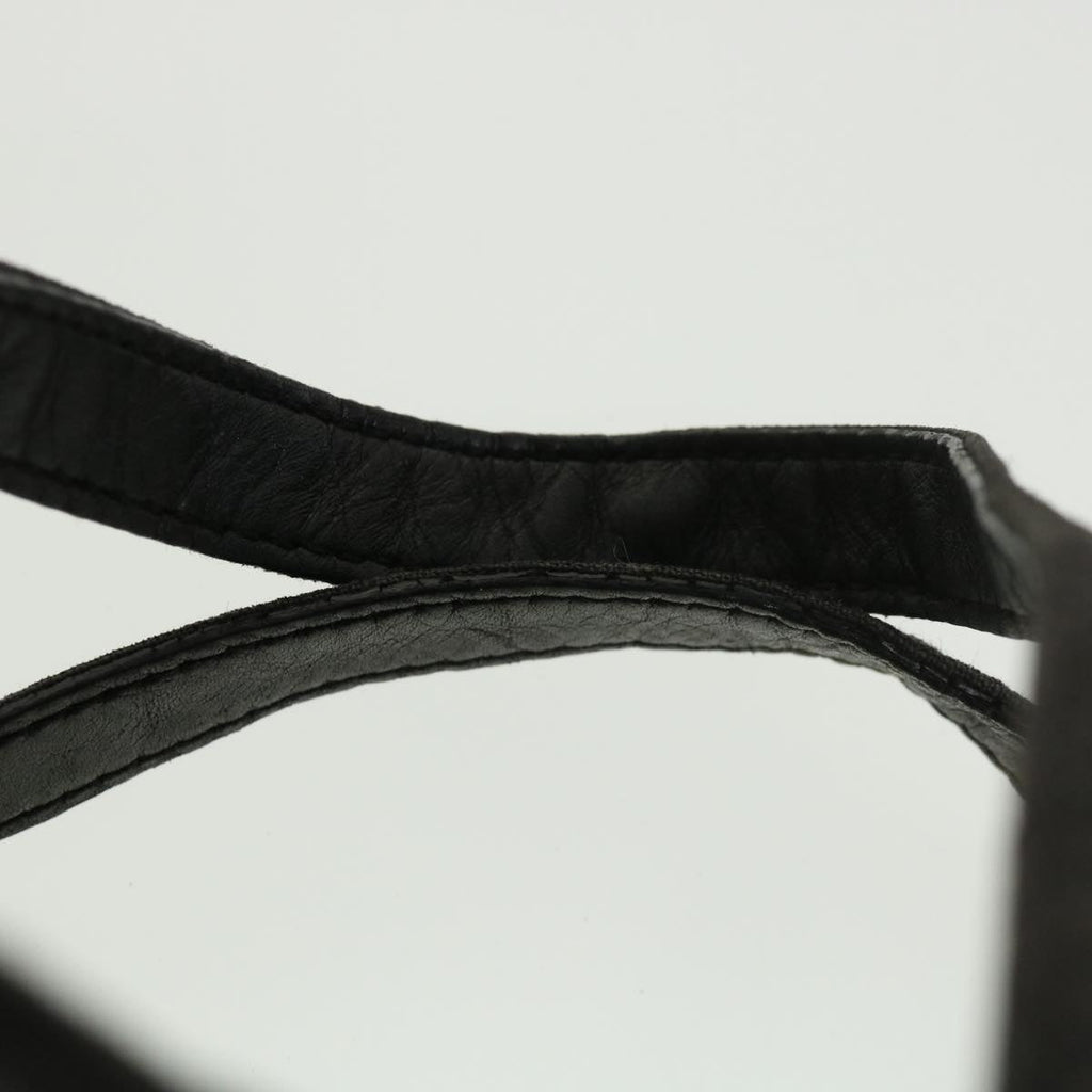 FENDI Hand Bag Canvas Black yb063