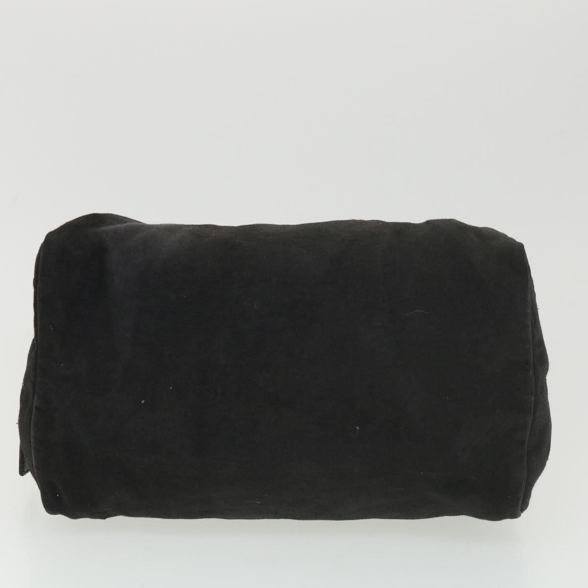 FENDI Hand Bag Canvas Black yb063