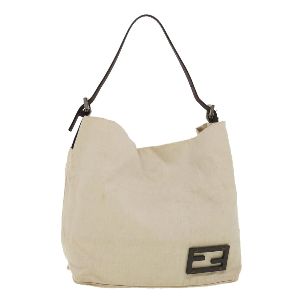 FENDI Shoulder Bag Canvas Beige 2262-26637-008 yb066