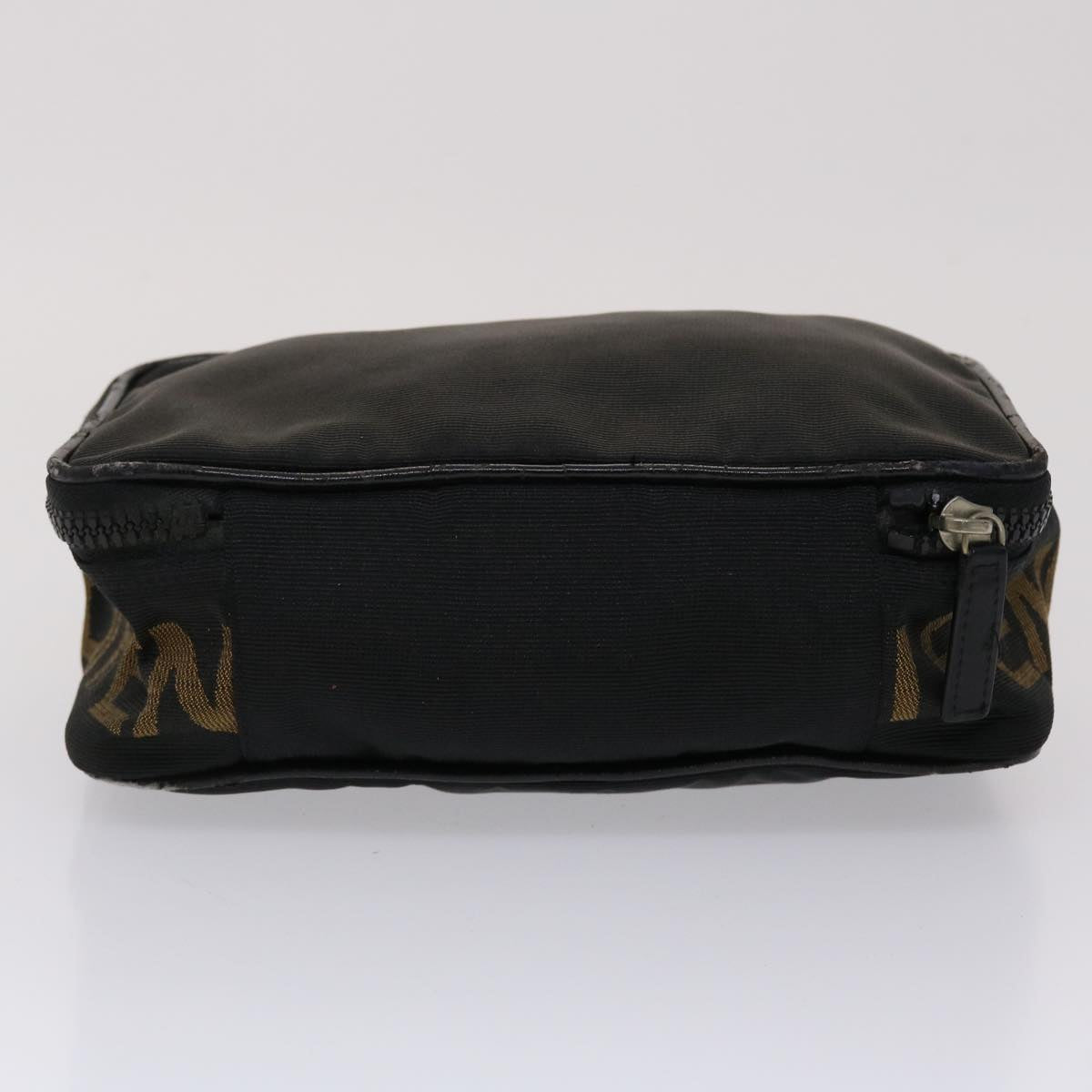 FENDI Hand Bag Nylon Black yb205