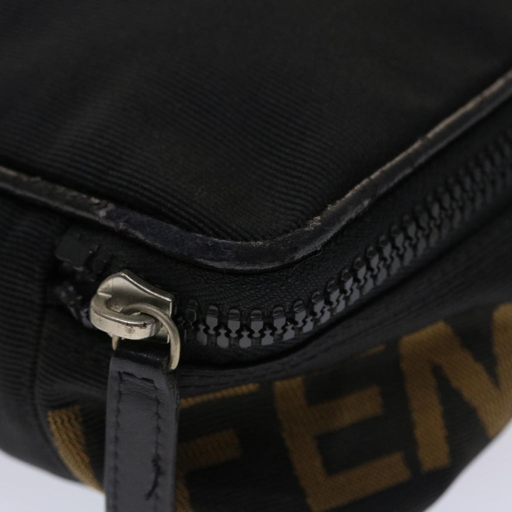 FENDI Hand Bag Nylon Black yb205