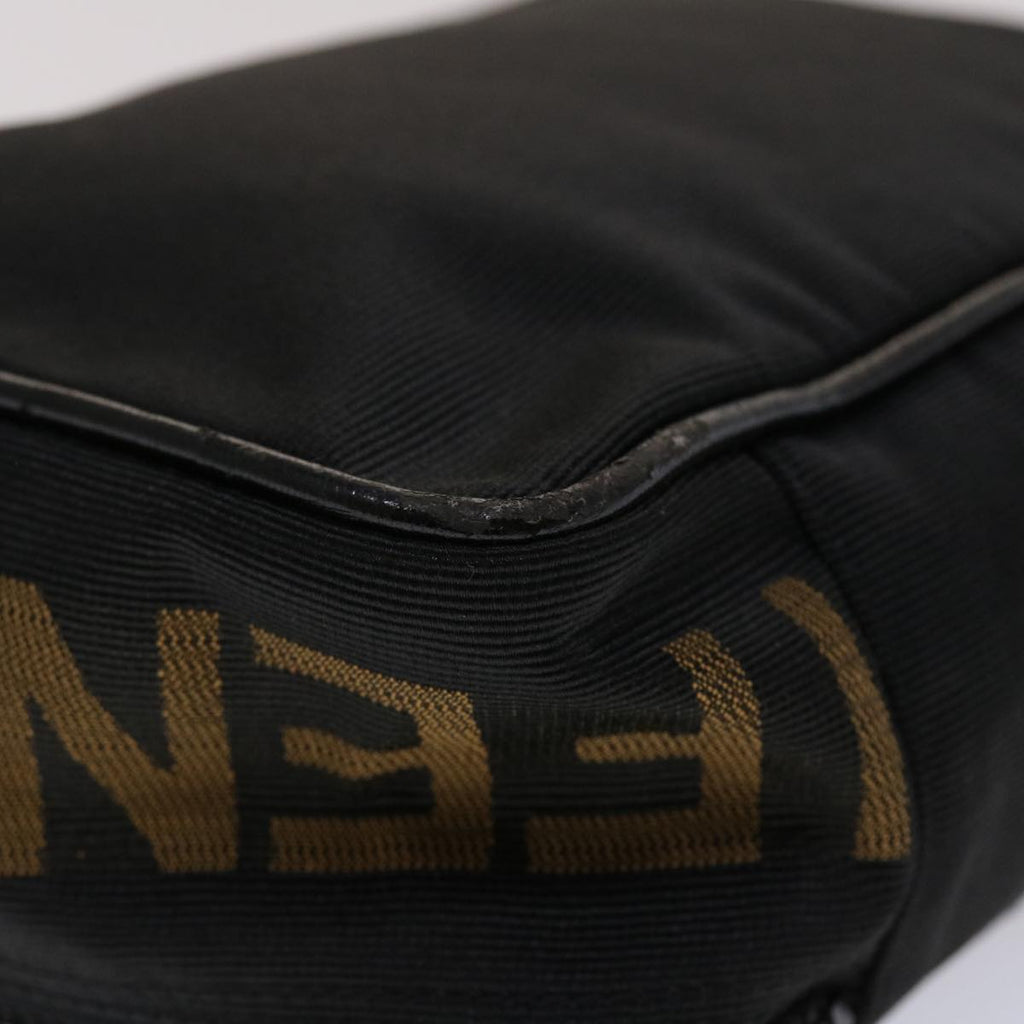 FENDI Hand Bag Nylon Black yb205