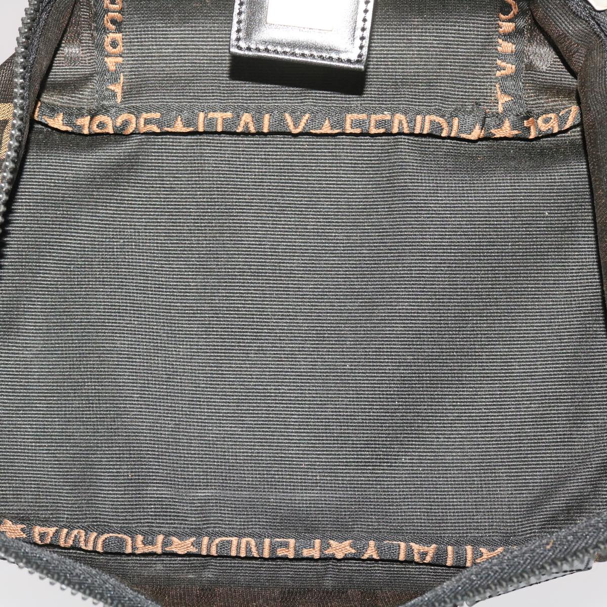 FENDI Hand Bag Nylon Black yb205