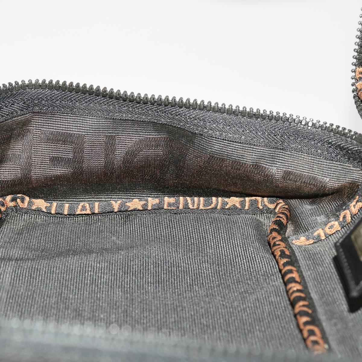 FENDI Hand Bag Nylon Black yb205