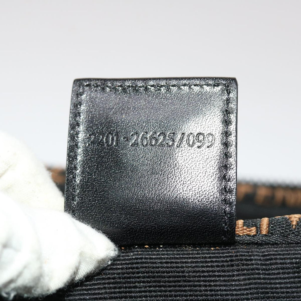 FENDI Hand Bag Nylon Black yb205