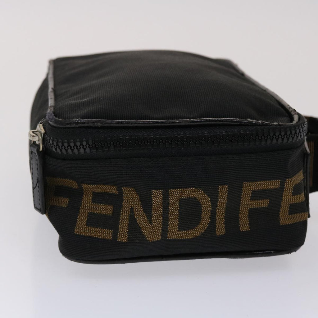 FENDI Hand Bag Nylon Black yb205