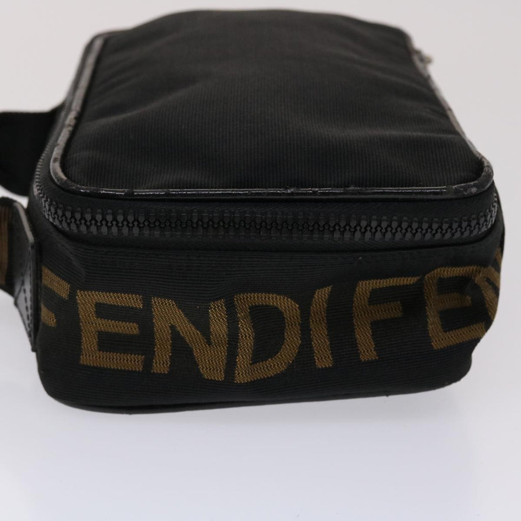 FENDI Hand Bag Nylon Black yb205