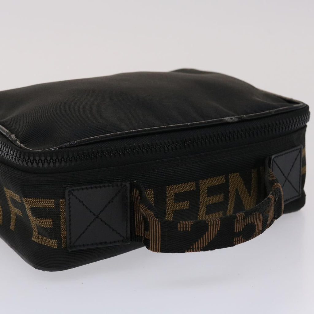 FENDI Hand Bag Nylon Black yb205