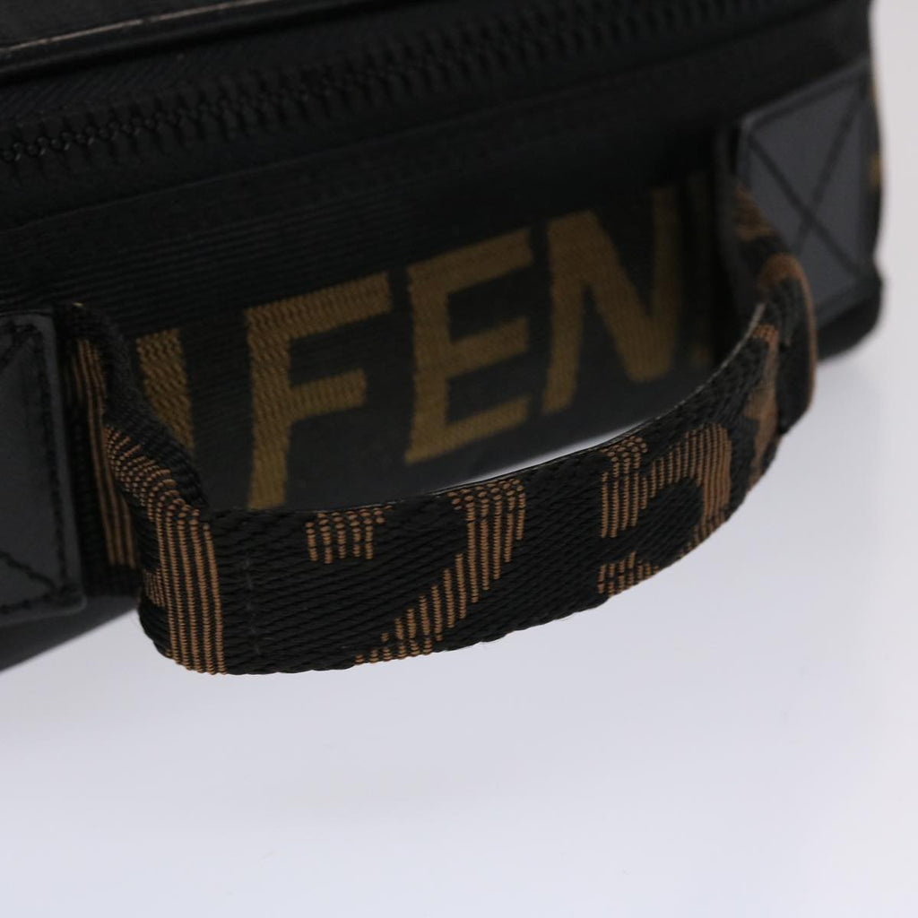 FENDI Hand Bag Nylon Black yb205
