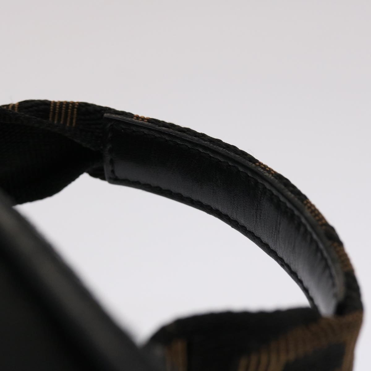 FENDI Hand Bag Nylon Black yb205