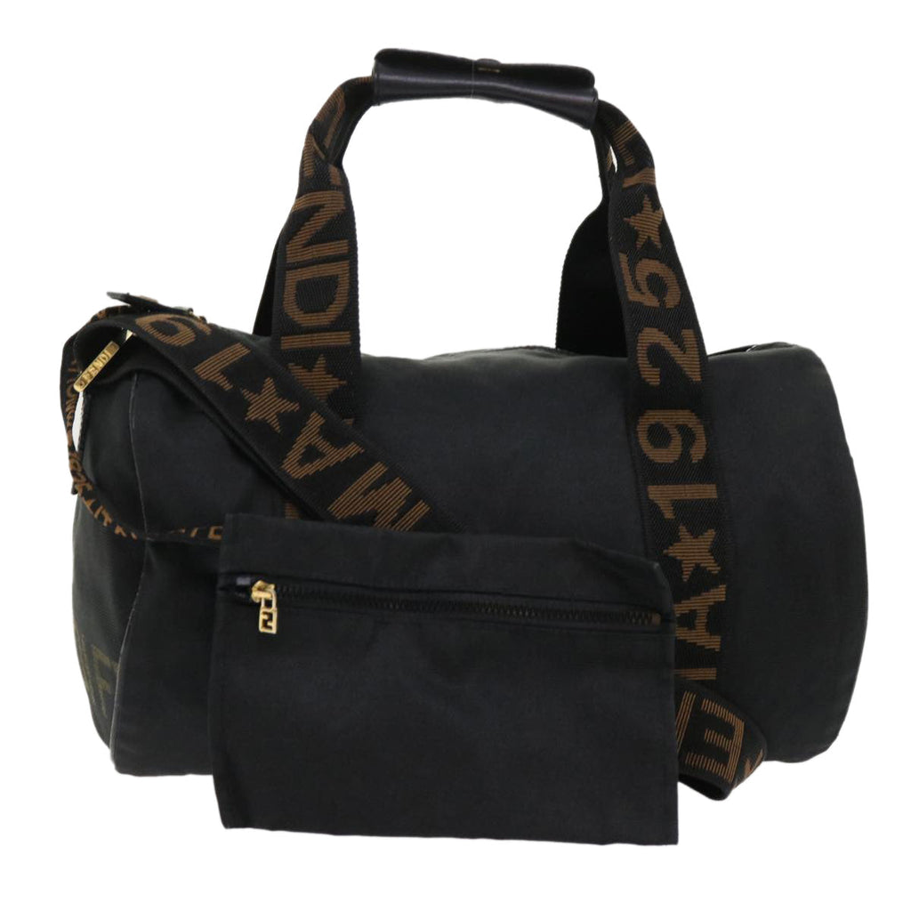 FENDI Boston Bag Nylon 2way Black 2291.26420.089 yb230