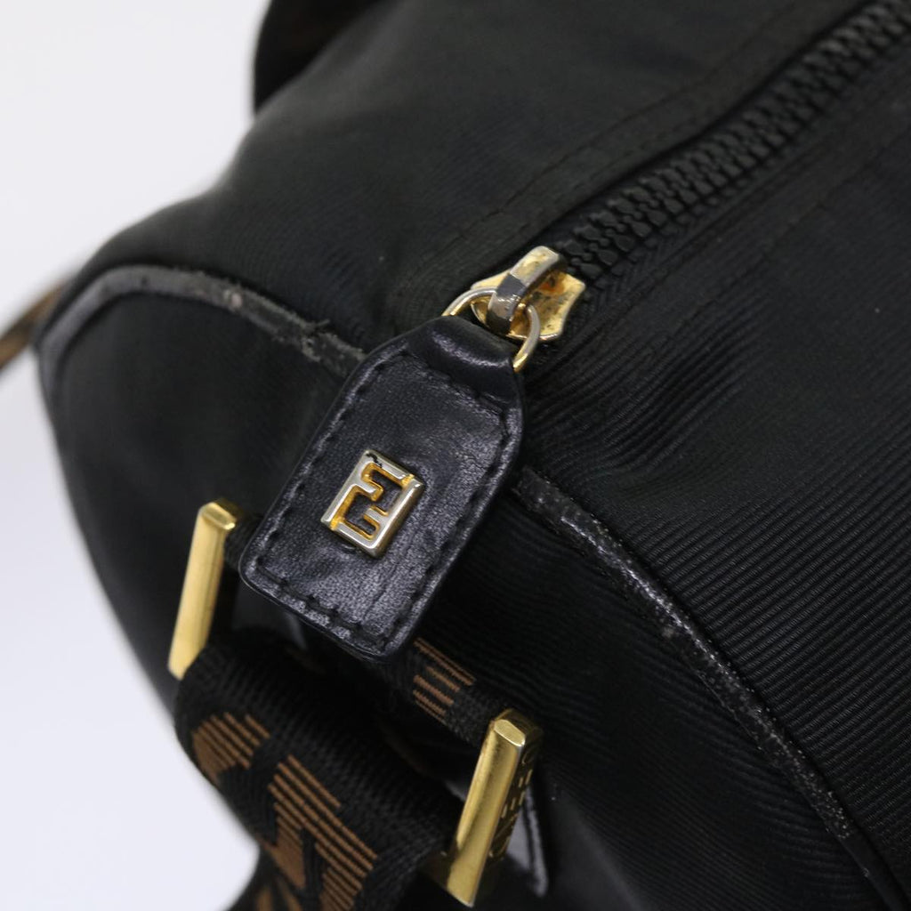FENDI Boston Bag Nylon 2way Black 2291.26420.089 yb230