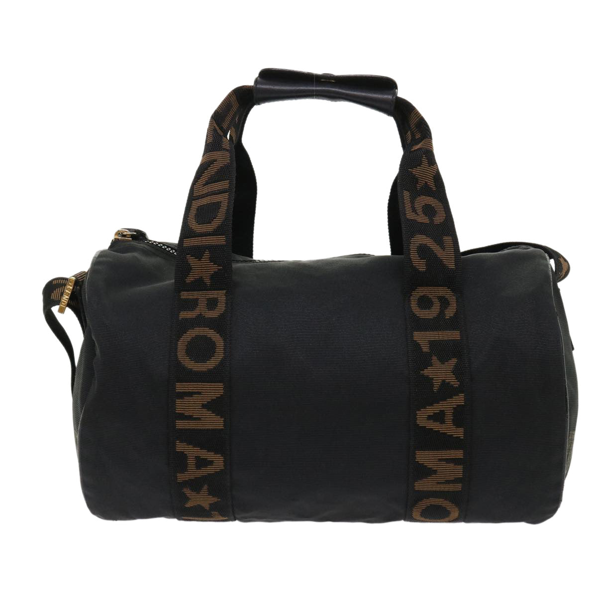 FENDI Boston Bag Nylon 2way Black 2291.26420.089 yb230