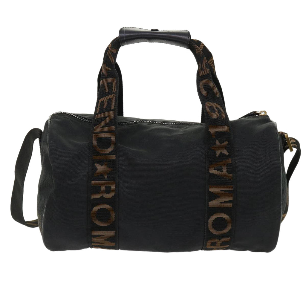 FENDI Boston Bag Nylon 2way Black 2291.26420.089 yb230