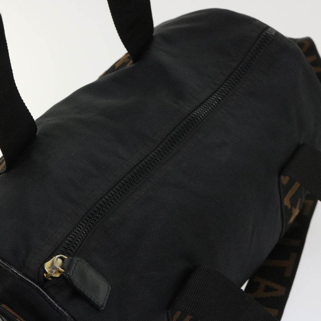 FENDI Boston Bag Nylon 2way Black 2291.26420.089 yb230