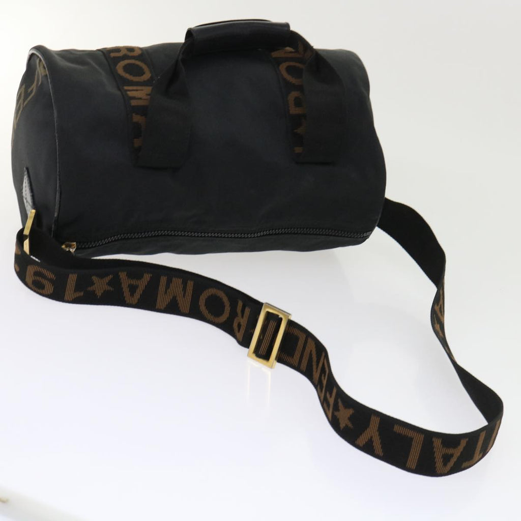 FENDI Boston Bag Nylon 2way Black 2291.26420.089 yb230