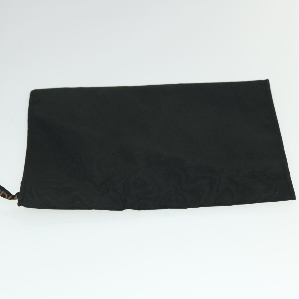 FENDI Boston Bag Nylon 2way Black Brown yb328