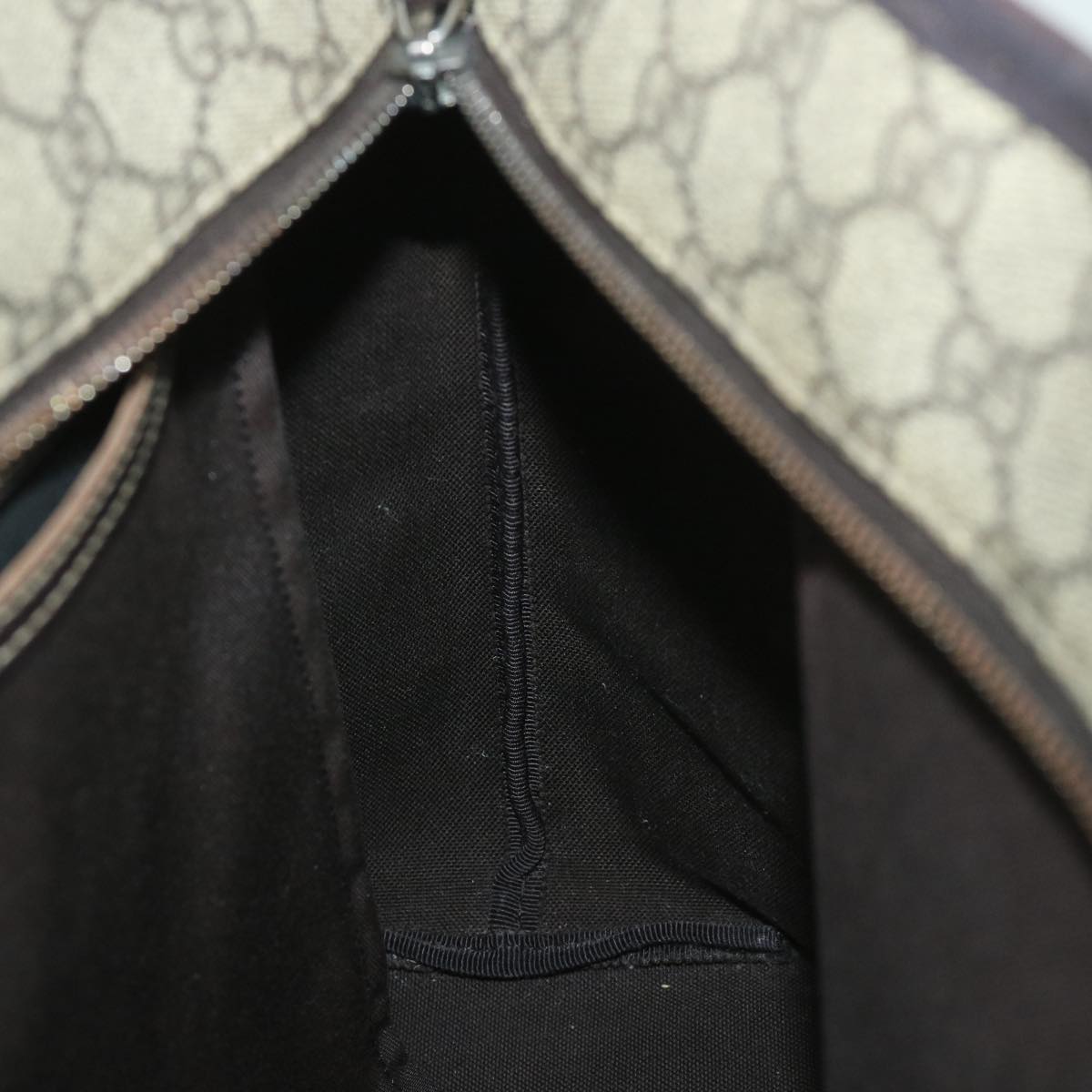 GUCCI GG Supreme Tote Bag PVC Leather Beige 211137 yb390