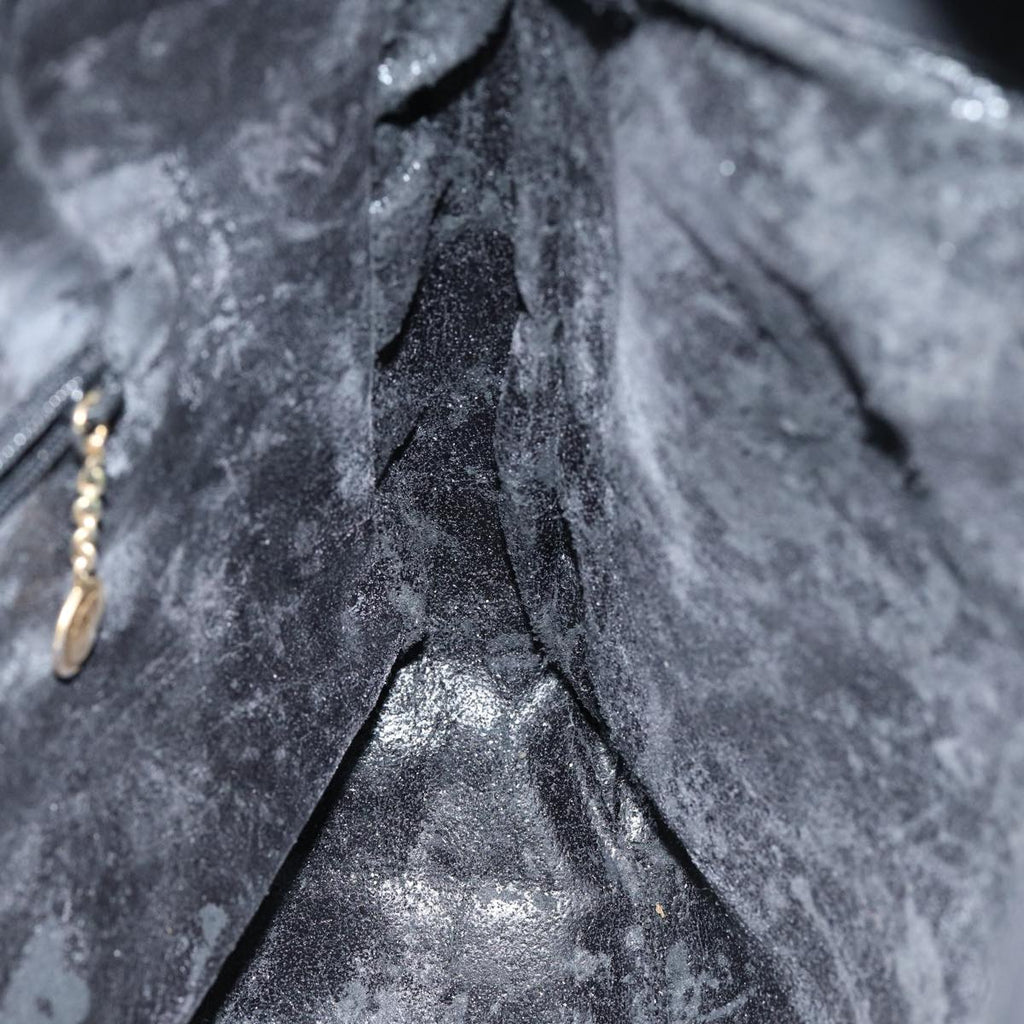GUCCI Bamboo Hand Bag Suede 2way Black 001 3444 1638 yb601