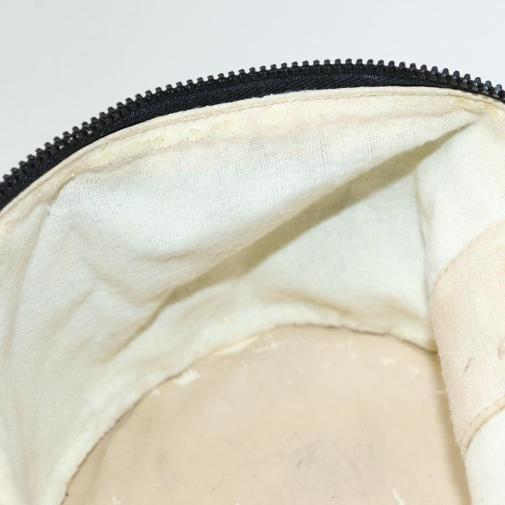 FENDI Hand Bag Canvas Brown Black yb646