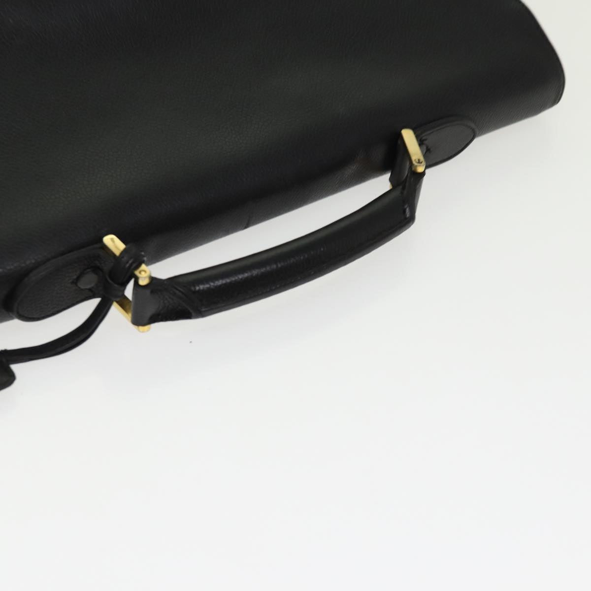 CHANEL Business Bag Caviar Skin Black Gold CC yb667