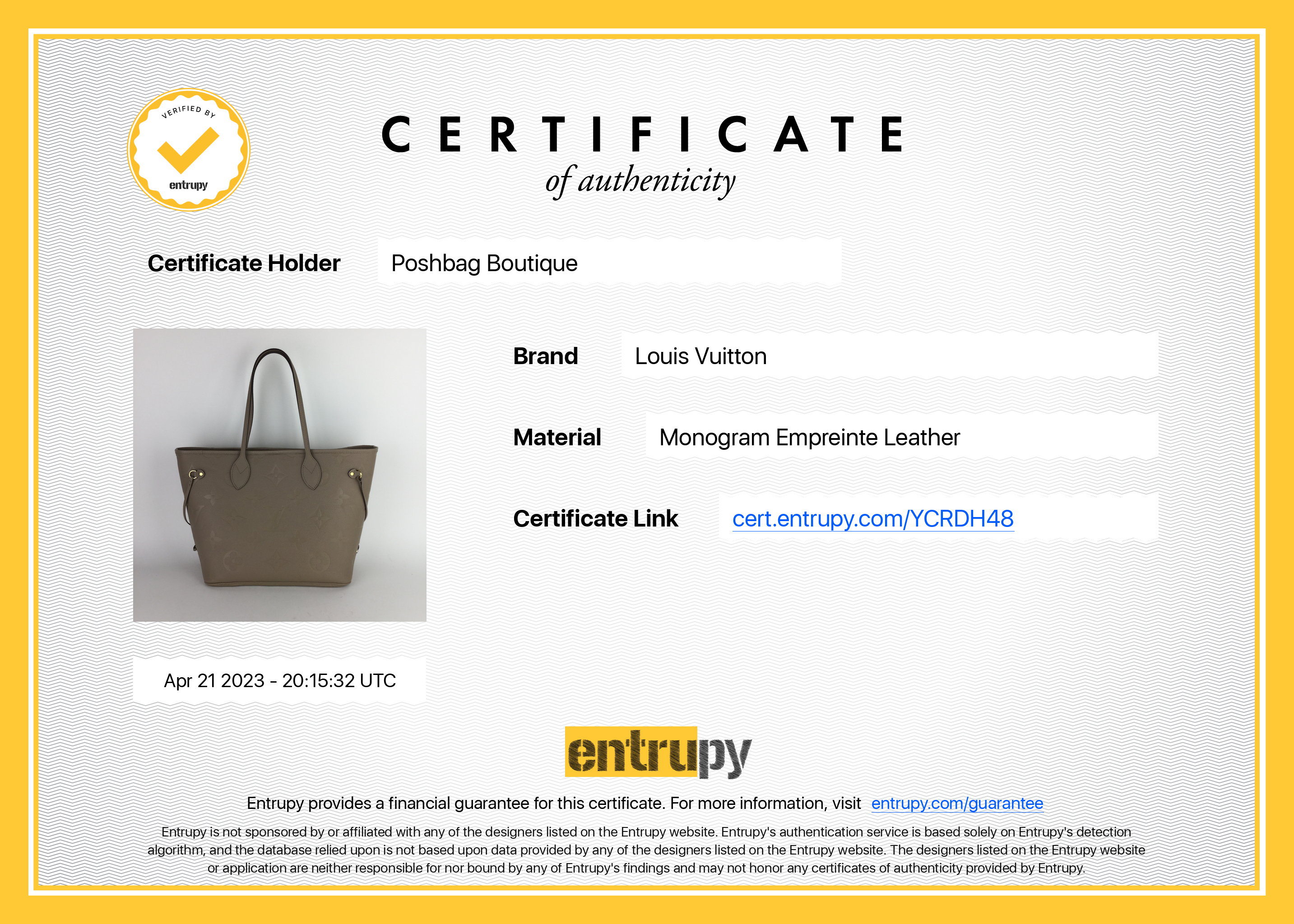 Louis Vuitto Neverfull MM Monogram Empreinte Leather Giant Bag with Pouch