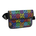 GUCCI GG Psychedelic Body Bag PVC Leather Multicolor 598113 yk11515