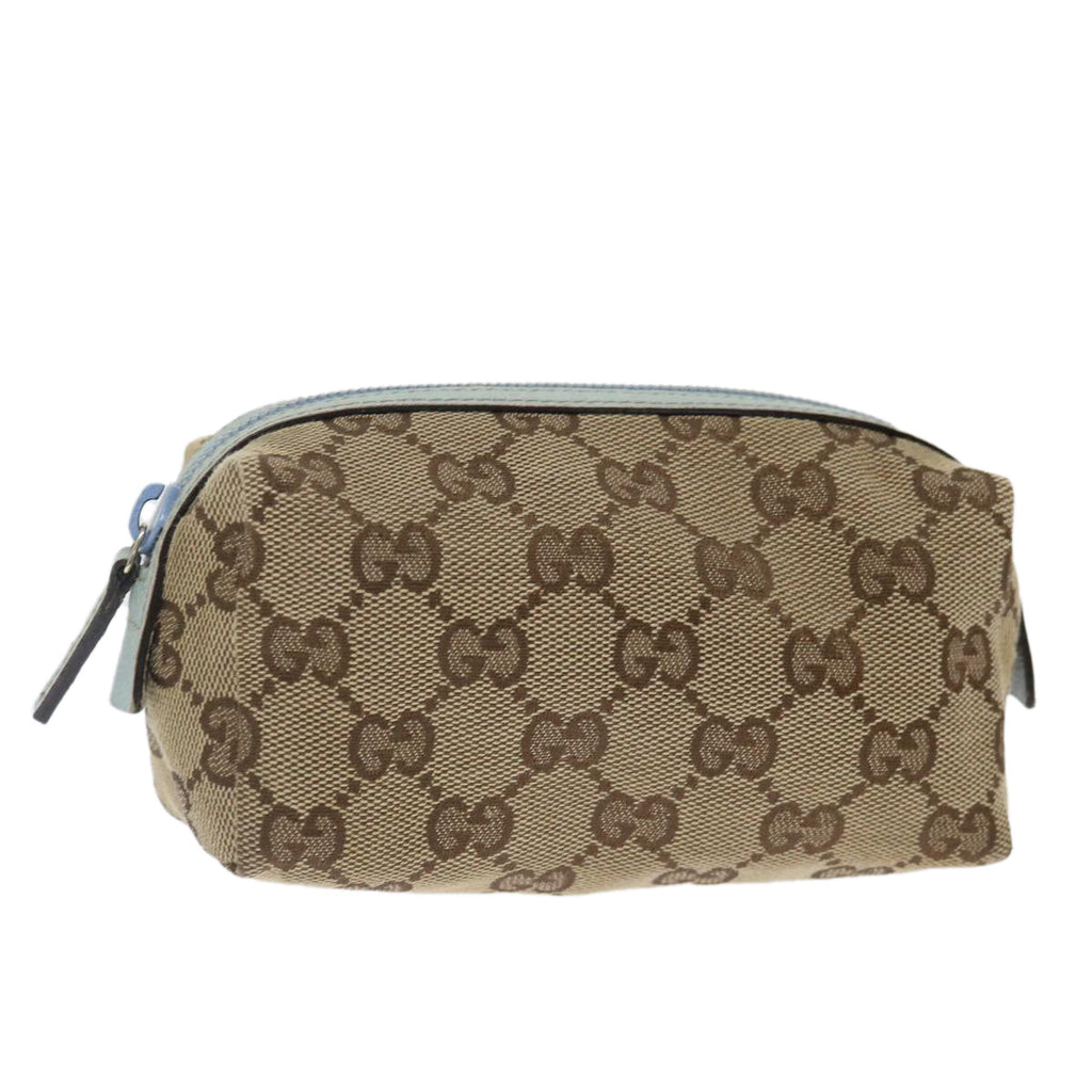 GUCCI GG Canvas Pouch Beige 29596 yk11835