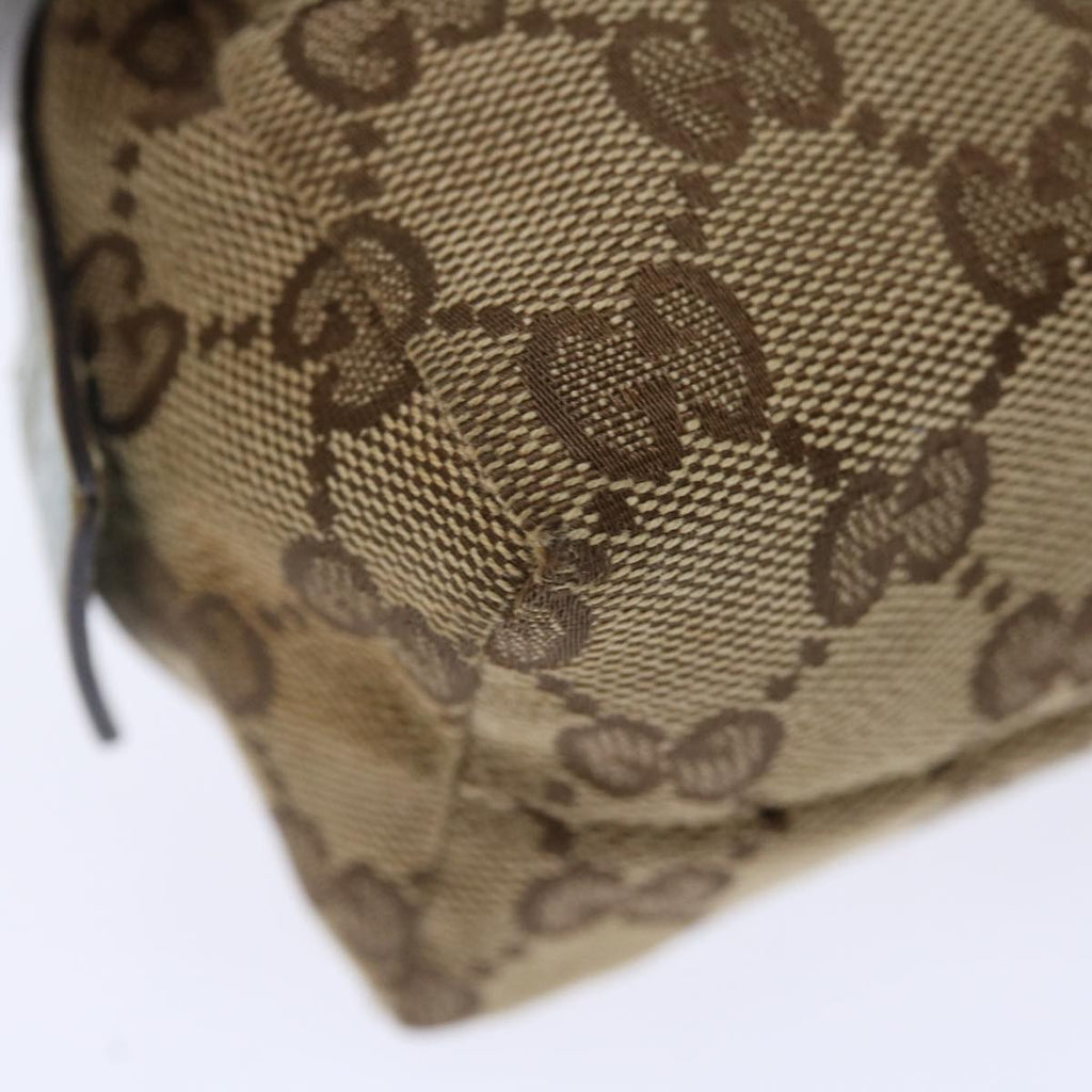 GUCCI GG Canvas Pouch Beige 29596 yk11835