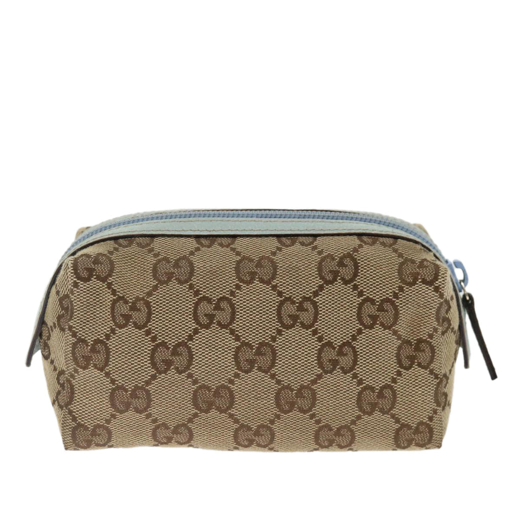 GUCCI GG Canvas Pouch Beige 29596 yk11835