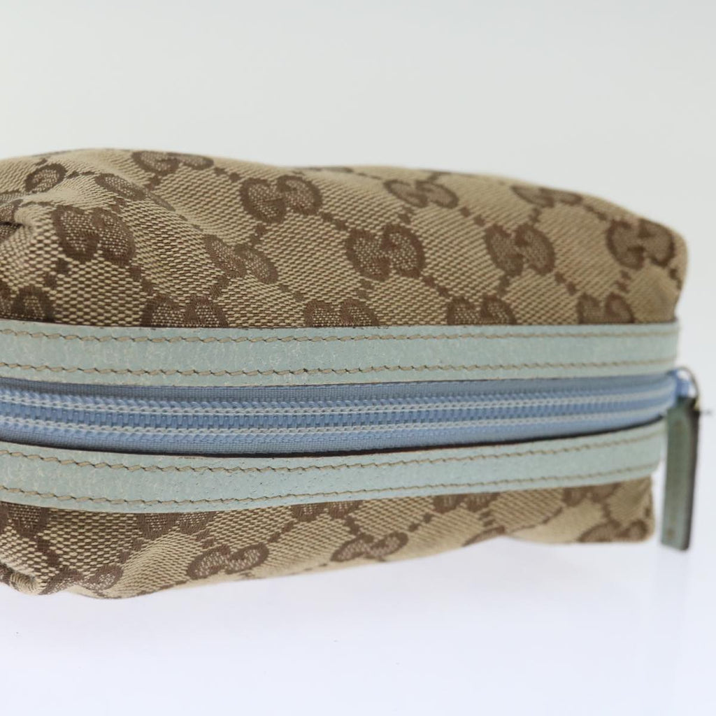GUCCI GG Canvas Pouch Beige 29596 yk11835