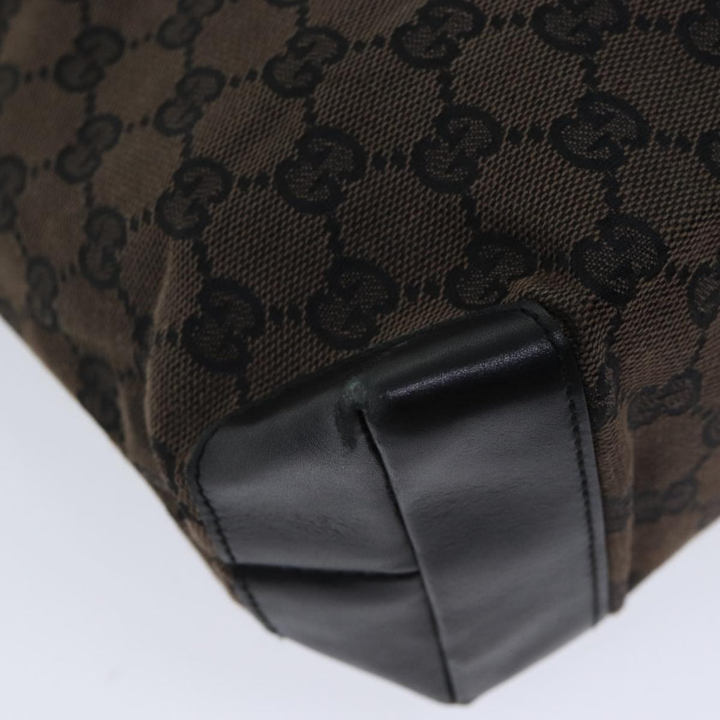GUCCI GG Canvas Tote Bag Brown 019 0402 yk11958