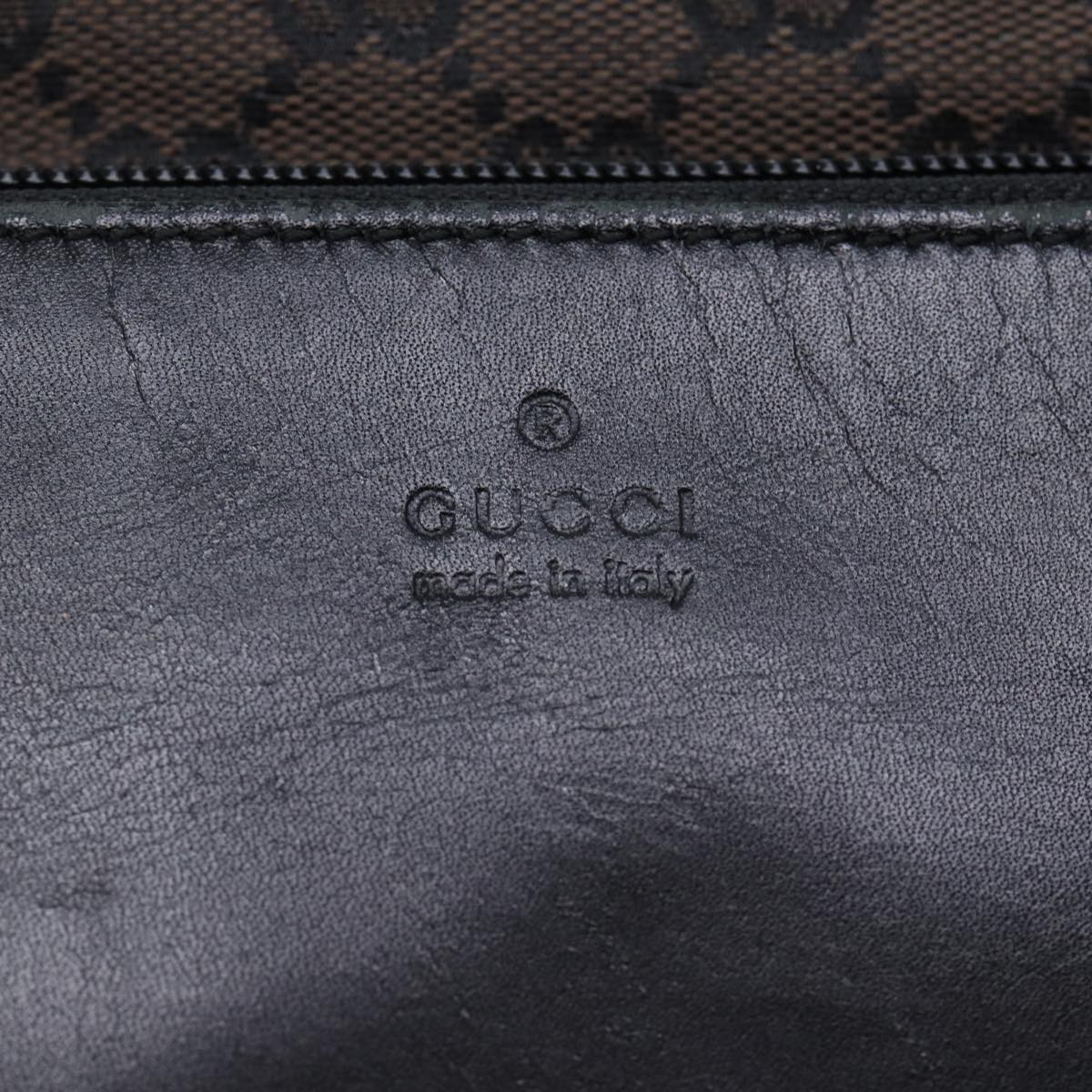 GUCCI GG Canvas Tote Bag Brown 019 0402 yk11958
