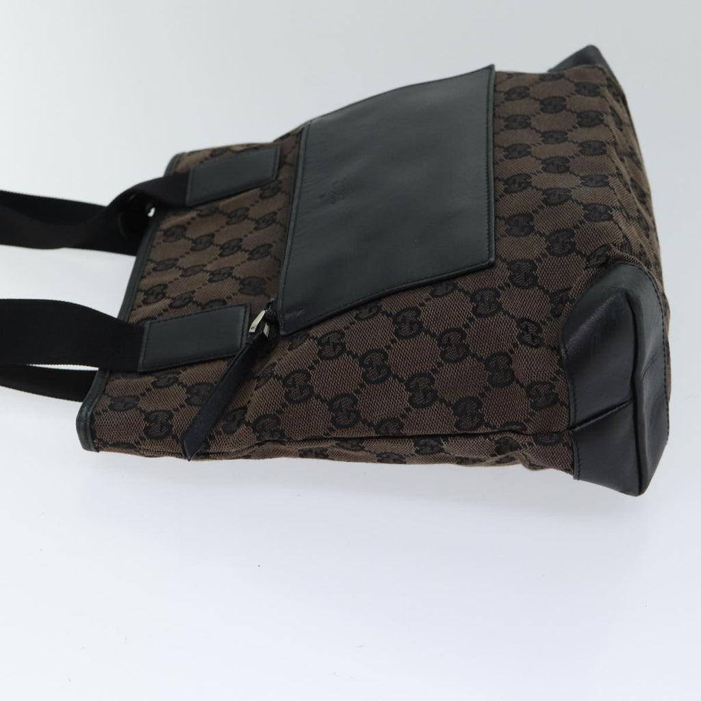 GUCCI GG Canvas Tote Bag Brown 019 0402 yk11958
