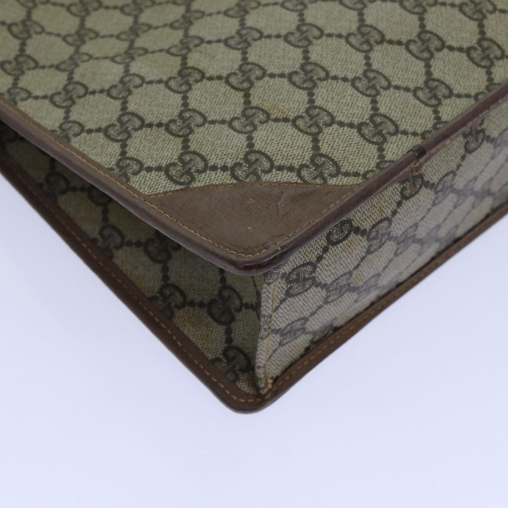 GUCCI GG Supreme Web Sherry Line Clutch Bag Beige 014 123 6053 yk11962