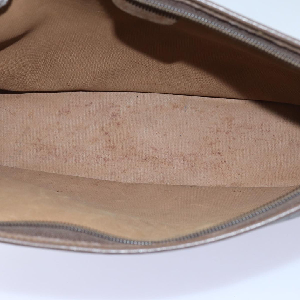 GUCCI GG Supreme Web Sherry Line Clutch Bag Beige 014 123 6053 yk11962