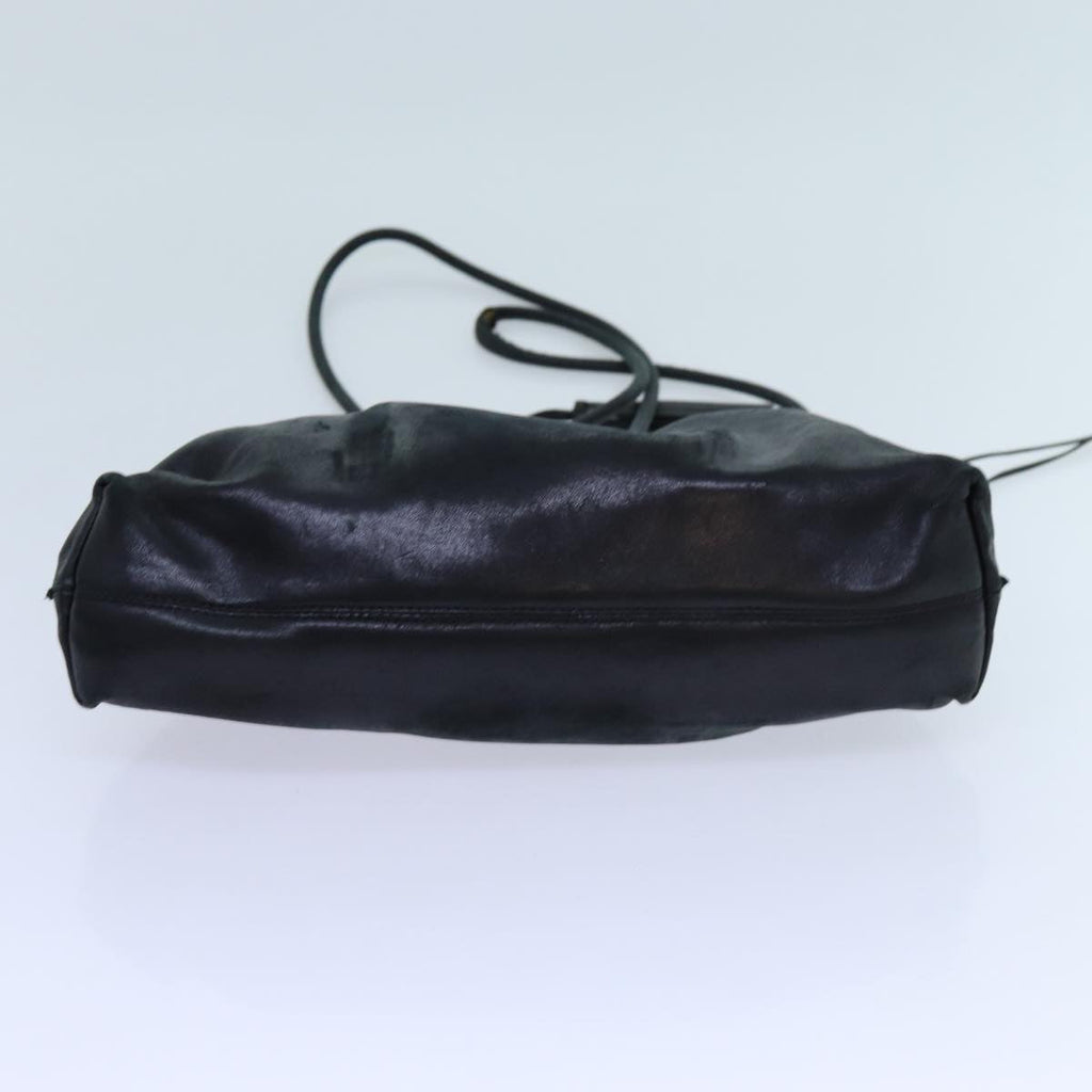GUCCI Shoulder Bag Suede Leather 2Set Black yk12004
